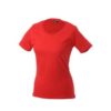 Ladies Basic T Shirt Damenshirt - red