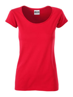 Ladies T James & Nicholson - red